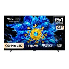 TCL - Televisor 98" Qd Miniled 4k 98P8L Google TV