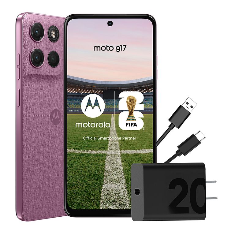 Celular G17 4GB + 128GB Rosa