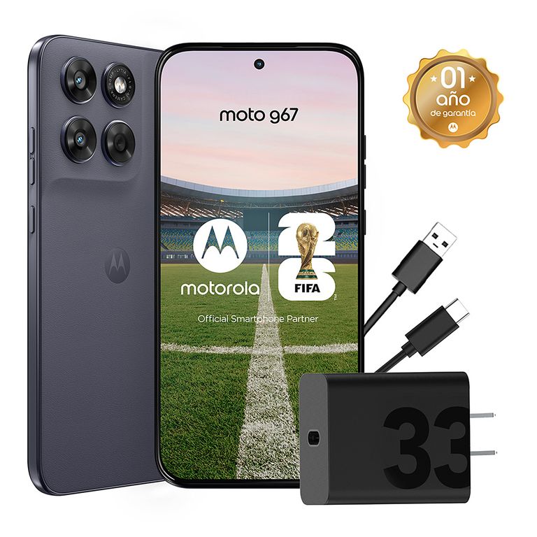 Celular G67 4GB + 256GB Gris