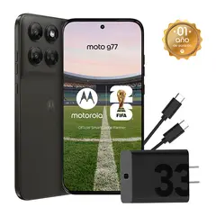 MOTOROLA - Celular G77 8GB + 256GB Negro