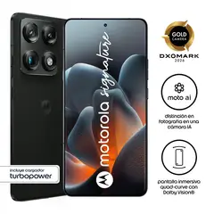 MOTOROLA - Celular Signature 16GB + 1TB Negro