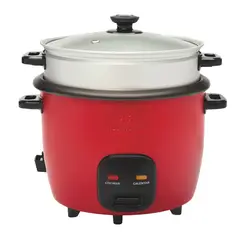 INDURAMA - Olla arrocera vapor roja 2.2 LT OAI22R