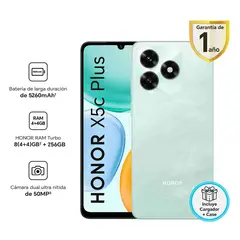 HONOR - Celular X5c Plus 4gb + 256gb Ocean Cyan