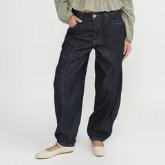 SYBILLA - Jean Balloon Tiro Alto Mujer