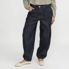 SYBILLA - Jean Balloon Tiro Alto Mujer