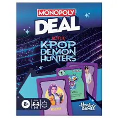 MONOPOLY - Juego de Cartas Deal K-Pop Demon Hunters