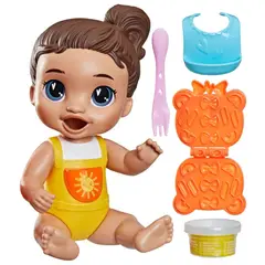 BABY ALIVE - Muñeca Dinnertime Creations Cabello Castaño