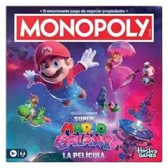 MONOPOLY - Juego de Mesa Hasbro Games: Super Mario Galaxy La Película