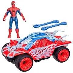SPIDERMAN - Set de Figura ActionVerse Stretch & Blast Buggy Spider-Man