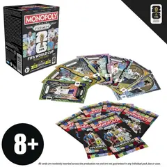 MONOPOLY - Juego de Mesa Panini Prizm: Copa mundial FIFA Caja de Cartas Coleccionables