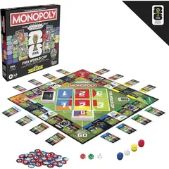 MONOPOLY - Juego de Mesa Panini Prizm: Copa Mundial FIFA