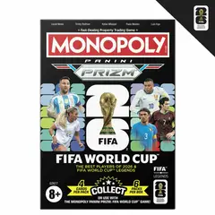 MONOPOLY - Juego de Mesa Panini Prizm: Copa mundial FIFA Caja de Cartas Coleccionables