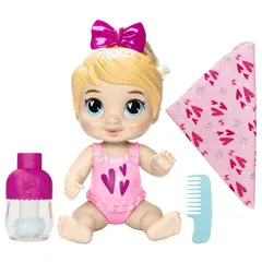 BABY ALIVE - Muñeca Harper Hugs Burbujas Relajantes Cabello Rubio