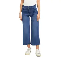 VRP BY VIVIANA RIVAS PLATA - Jean Wide Leg Tiro Medio Mujer Viviana Rivas Plata