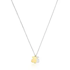 TOUS - Collar Plata 1ley Bano Oro