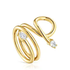 TOUS - Anillo Plata 1ley Bano Lgd