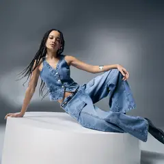 DENIMLAB - Chaleco Denim Mujer