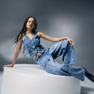 DENIMLAB - Chaleco Denim Mujer