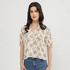 ELLE - Blusa Manga Corta Mujer