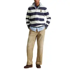 POLO RALPH LAUREN - Polo Rayas 100% Algodón Manga Larga Hombre