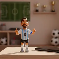 MINIX - Figuras Pack X7 Argentina 7 cm