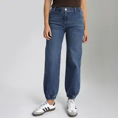 DOO AUSTRALIA - Jogger Denim Tiro Alto Mujer