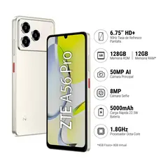 ZTE - Celular Blade A56 Pro Z2474 4GB + 128GB Dorado