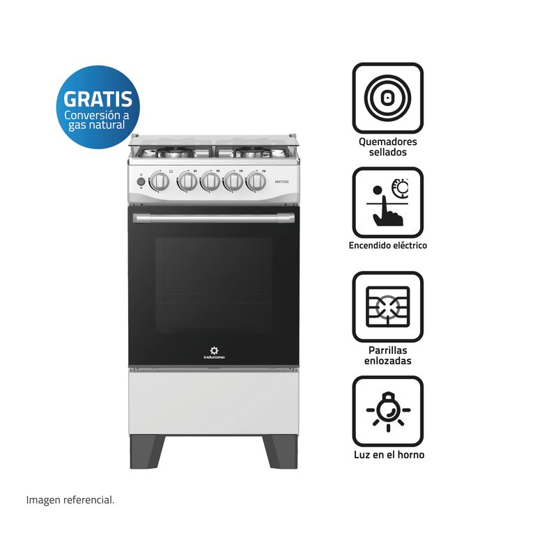 COCINA A GAS 50CM N MATISSE