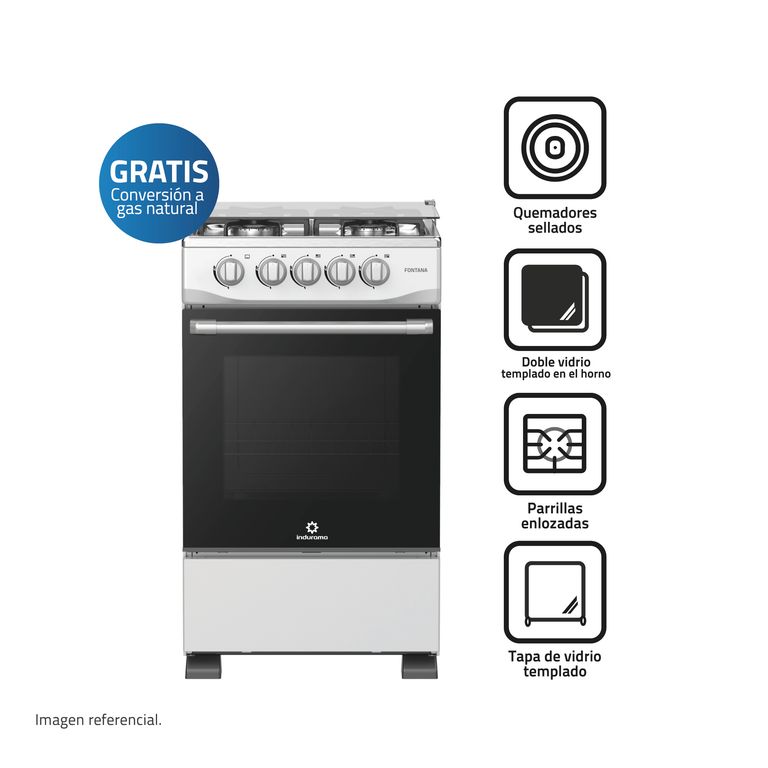 Cocina a Gas 50CM N Fontana