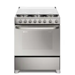 Electrolux - Cocina Gas 6 Hornillas VaporBake, Grill 76cm FE6TMR