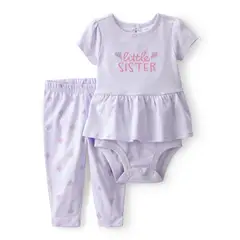 CARTERS - Conjunto 2 Piezas Bebé Niña Algodón