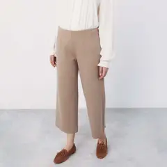 CORTEFIEL - Pantalón Palazzo Tiro Alto Mujer