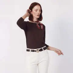 CORTEFIEL - Polo Manga Larga Mujer
