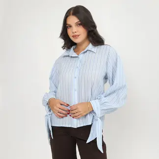 SYBILLA - Blusa Manga Larga Mujer
