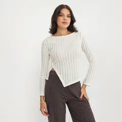 SYBILLA - Top Manga Larga Mujer