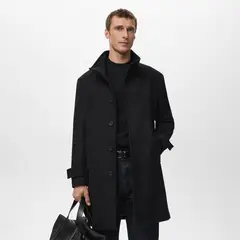 MANGO - Abrigo Manga Larga Hombre