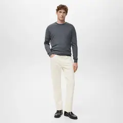 MANGO - Jean Algodón Tapered fit Hombre