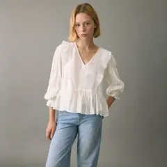 MANGO TEEN - Blusa Manga Larga Mujer