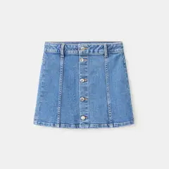 MANGO KIDS - Falda Niña Algodón