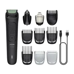 PHILIPS - Multigroom Serie 3000, 10 accesorios lavables MG3931_15