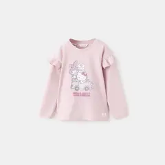 MANGO KIDS - Polo Bebé Niña Manga Larga Algodón Hello Kitty