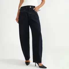 BASEMENT - Pantalón Balloon Tiro Alto Mujer