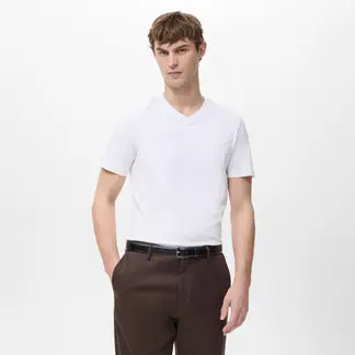 MANGO - Polo 100% Algodón Slim fit Manga Corta Hombre