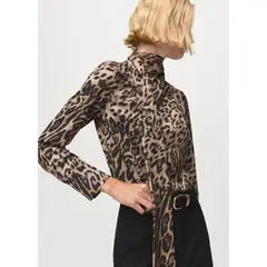 MANGO - Blusa Manga Larga Mujer