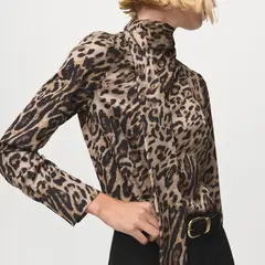 MANGO - Blusa Manga Larga Mujer
