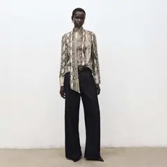 MANGO - Blusa Manga Larga Mujer