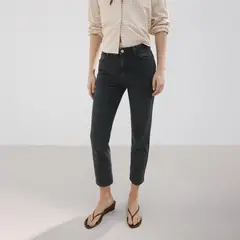 MANGO - Jean Slim Tiro Alto Mujer