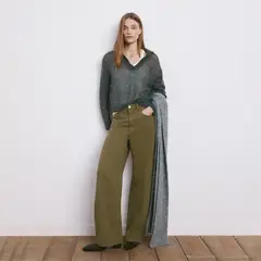 MANGO - Jean Balloon Tiro Alto Mujer