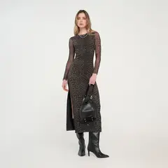 NAF NAF - Vestido Largo Mujer