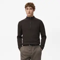 MANGO - Chompa Half Zipper Hombre